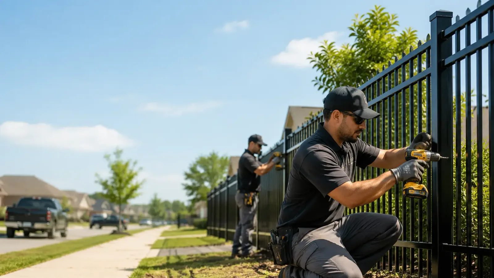 Metal Fence Installation in Buda, TX